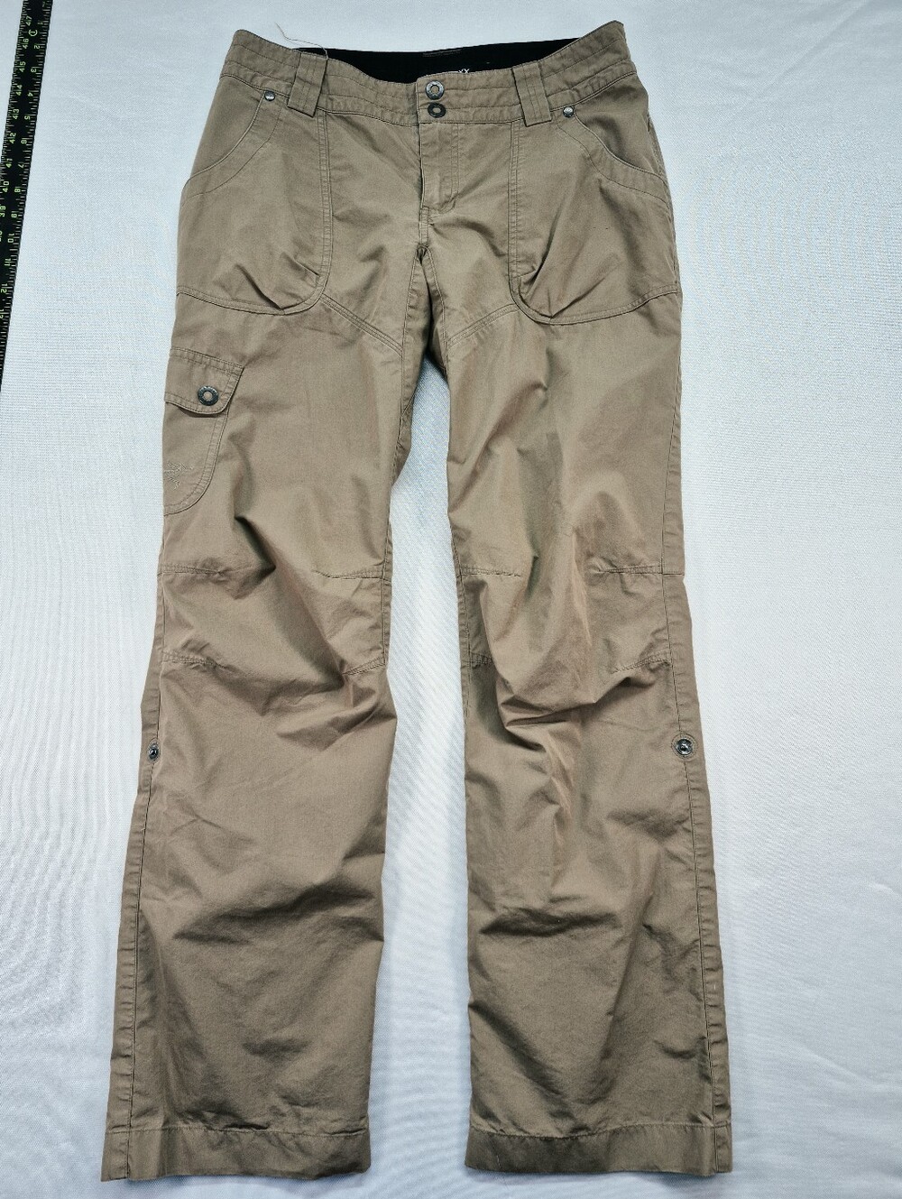 Arc'teryx Pants Khaki Green Womens 6 Convertible Outdoor Cargo Hiking Roll Up